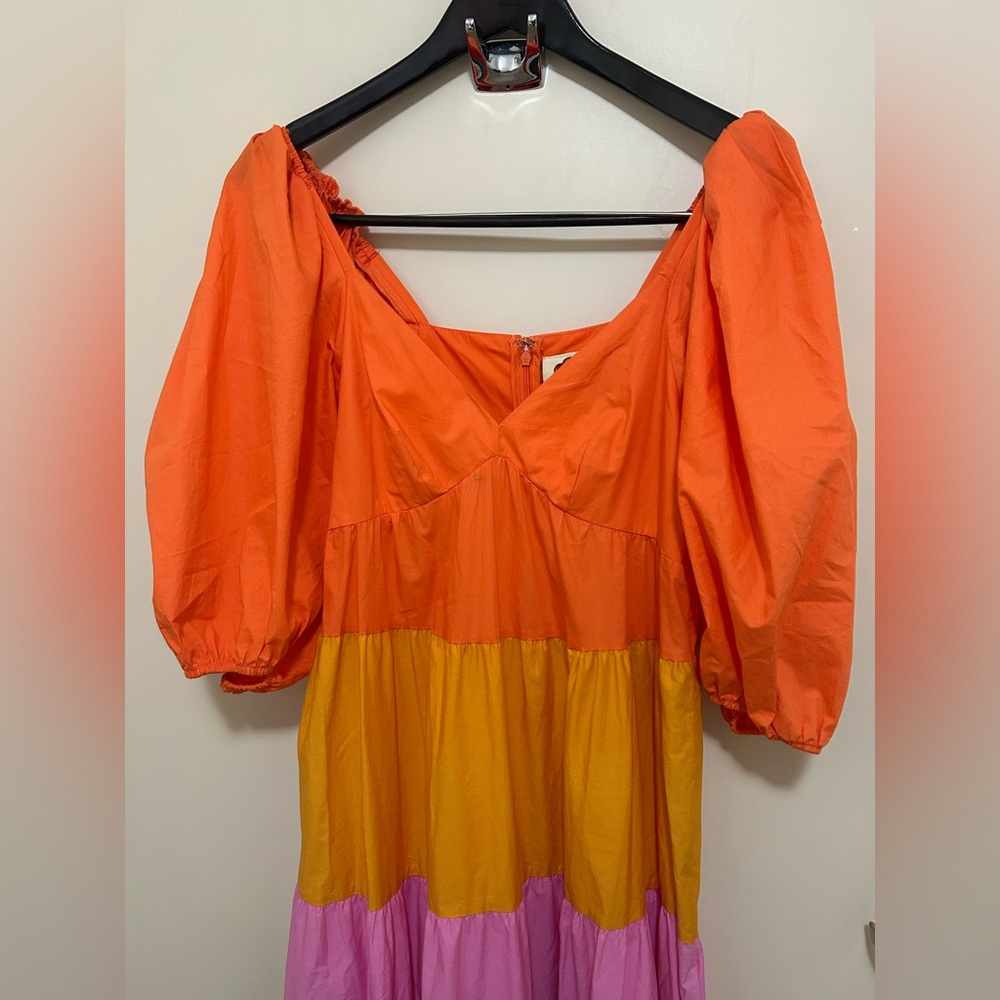 FARM Rio for Anthropologie Vibrant Multi-Color Maxi Dress - Picture 2 of 6